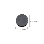 Aplique de pared LED de cristal y aluminio redondo de simplicidad moderna para patio exterior