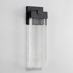 Modern Minimalist Waterproof Rectangle Aluminum Bubble Crystal LED Wall Sconce Lamp For Outdoor Patio