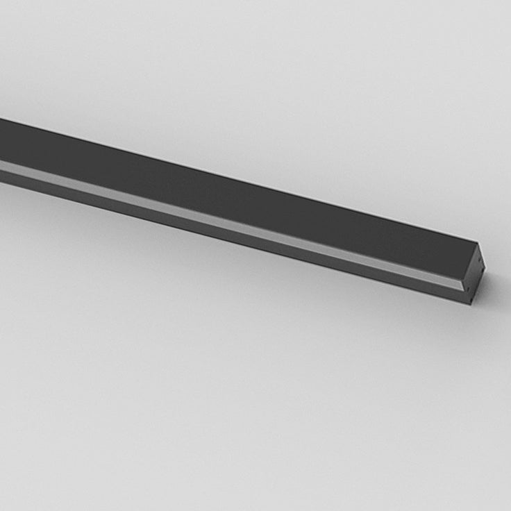 Lámpara de pared LED moderna, minimalista, impermeable, de aluminio acrílico, larga, para patio exterior