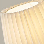 Vintage French Country Gold Wall Sconce with Pleated Fabric Shade Classic Brass Bedside Reading Light