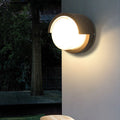 Lámpara de pared LED moderna minimalista impermeable de plástico acrílico redondo cuadrado para jardín