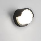 Lámpara de pared LED moderna minimalista impermeable de plástico acrílico redondo cuadrado para jardín