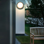 Lámpara de pared LED moderna minimalista impermeable de plástico acrílico redondo cuadrado para jardín