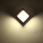 Lámpara de pared LED moderna minimalista impermeable de plástico acrílico redondo cuadrado para jardín