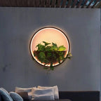 Lámpara de pared LED de exterior de acero inoxidable y aluminio, contemporánea, escandinava, impermeable, redonda, hexagonal, semicircular, trapezoidal, para jardín