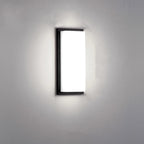 Modern Simplicity Square ABS LED Waterproof Outdoor Wall Sconce Lamp For Garden