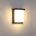 Modern Simplicity Square ABS LED Waterproof Outdoor Wall Sconce Lamp For Garden