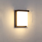 Modern Simplicity Square ABS LED Waterproof Outdoor Wall Sconce Lamp For Garden