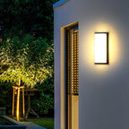 Modern Simplicity Square ABS LED Waterproof Outdoor Wall Sconce Lamp For Garden