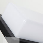 Modern Simplicity Square ABS LED Waterproof Outdoor Wall Sconce Lamp For Garden
