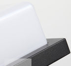 Modern Simplicity Square ABS LED Waterproof Outdoor Wall Sconce Lamp For Garden