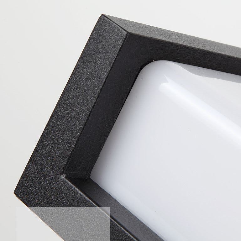 Modern Simplicity Square ABS LED Waterproof Outdoor Wall Sconce Lamp For Garden