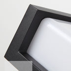 Modern Simplicity Square ABS LED Waterproof Outdoor Wall Sconce Lamp For Garden