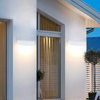 Modern Minimalist Curved Aluminum LED Waterproof Wall Sconce Lamp For Outdoor Patio