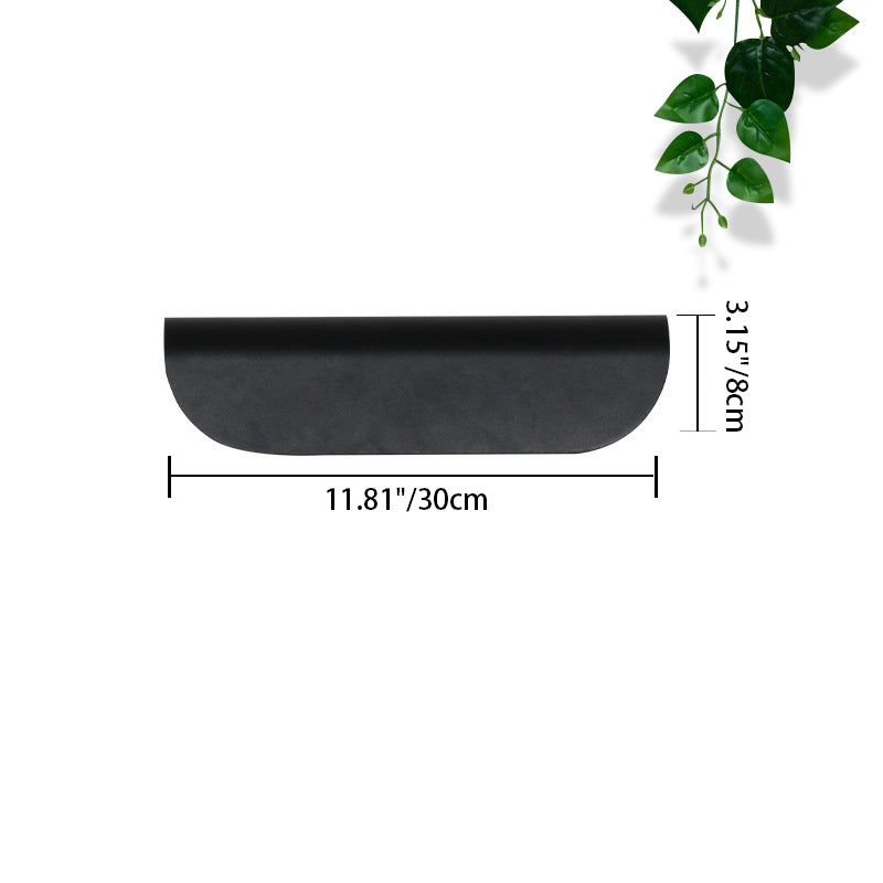 Modern Minimalist Curved Aluminum LED Waterproof Wall Sconce Lamp For Outdoor Patio