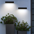 Lámpara de pared LED impermeable de tira larga de aluminio de simplicidad moderna para patio exterior