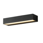 Lámpara de pared LED impermeable de tira larga de aluminio de simplicidad moderna para patio exterior