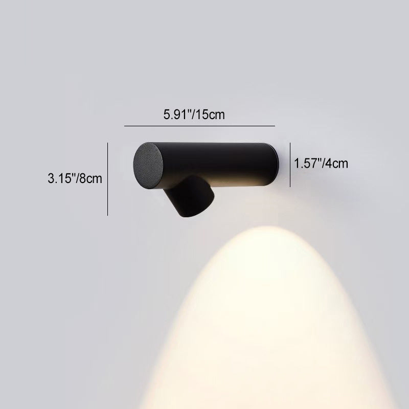 Lámpara LED de pared impermeable moderna minimalista de aluminio y bambú anudado para patio exterior