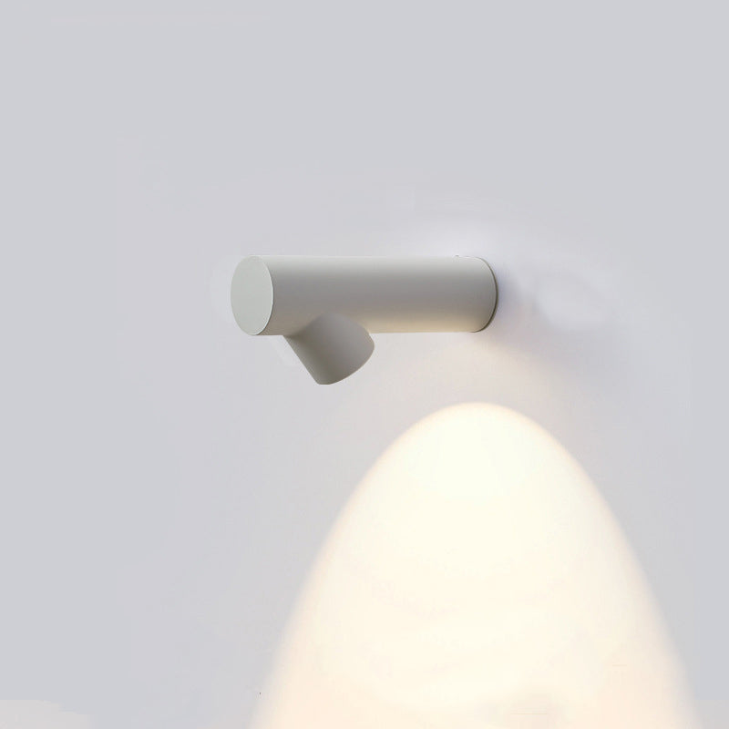 Lámpara LED de pared impermeable moderna minimalista de aluminio y bambú anudado para patio exterior