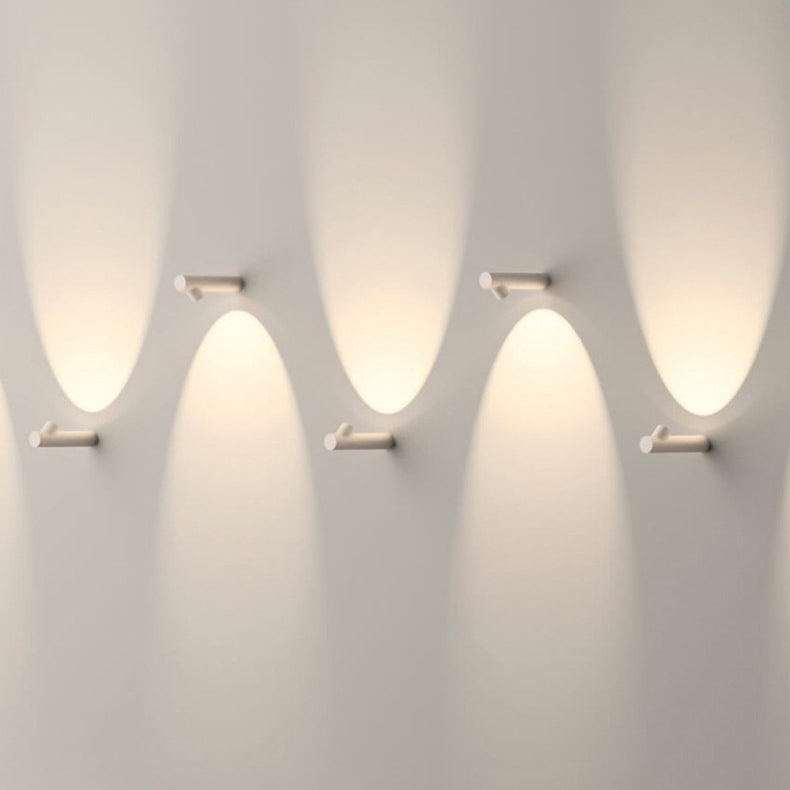 Lámpara LED de pared impermeable moderna minimalista de aluminio y bambú anudado para patio exterior