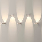 Lámpara LED de pared impermeable moderna minimalista de aluminio y bambú anudado para patio exterior