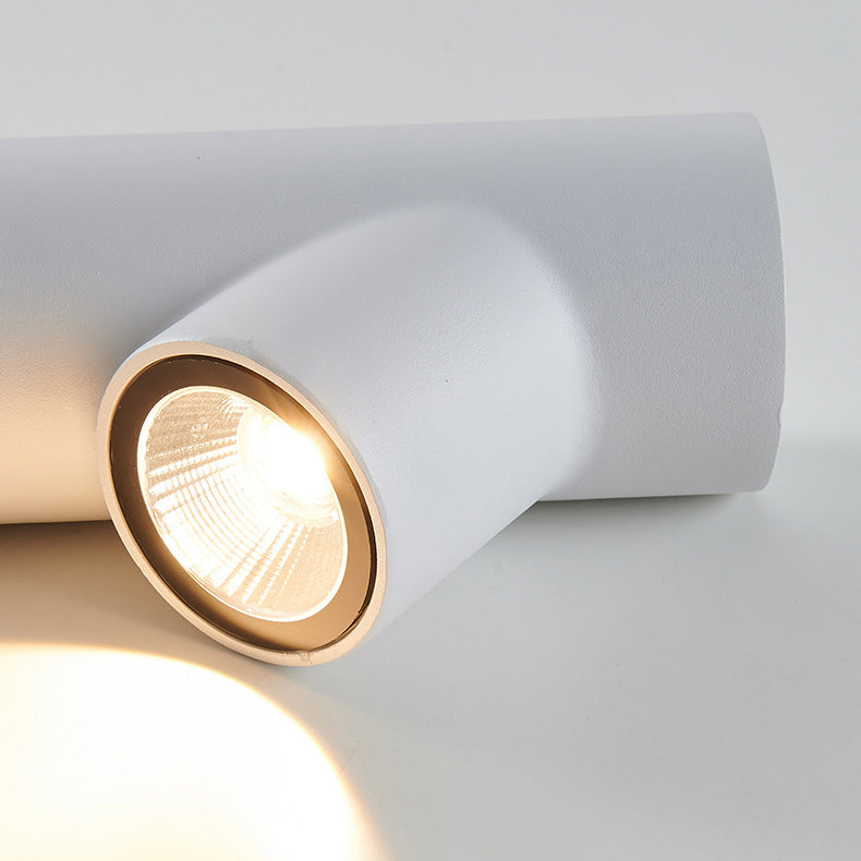 Lámpara LED de pared impermeable moderna minimalista de aluminio y bambú anudado para patio exterior