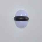 Lámpara de pared LED elíptica impermeable de aluminio, estilo nórdico contemporáneo, para exteriores y jardín