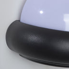 Lámpara de pared LED elíptica impermeable de aluminio, estilo nórdico contemporáneo, para exteriores y jardín