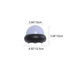 Lámpara de pared LED elíptica impermeable de aluminio, estilo nórdico contemporáneo, para exteriores y jardín