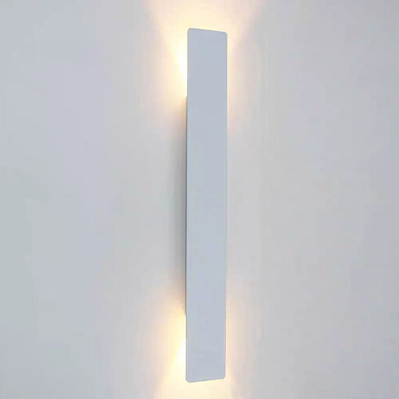 Modern Minimalist Long Strip Aluminum Acrylic LED Waterproof Wall Sconce Lamp For Outdoor Patio
