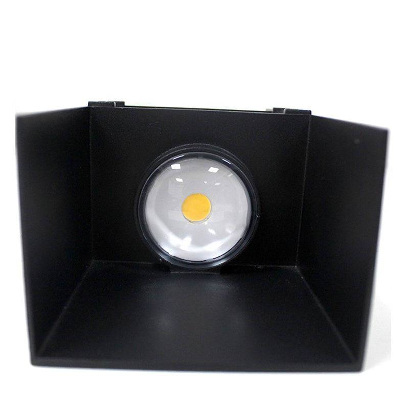 Aplique de pared LED de exterior moderno, minimalista, impermeable, con forma de cubo de aluminio para patio exterior