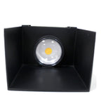 Aplique de pared LED de exterior moderno, minimalista, impermeable, con forma de cubo de aluminio para patio exterior