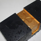 Aplique de pared LED de exterior moderno, minimalista, impermeable, con forma de cubo de aluminio para patio exterior