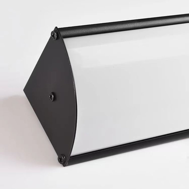 Moderna Lámpara de Pared LED Rectangular Minimalista Impermeable de Aluminio y Acrílico para Exterior de Jardín