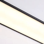 Moderna Lámpara de Pared LED Rectangular Minimalista Impermeable de Aluminio y Acrílico para Exterior de Jardín