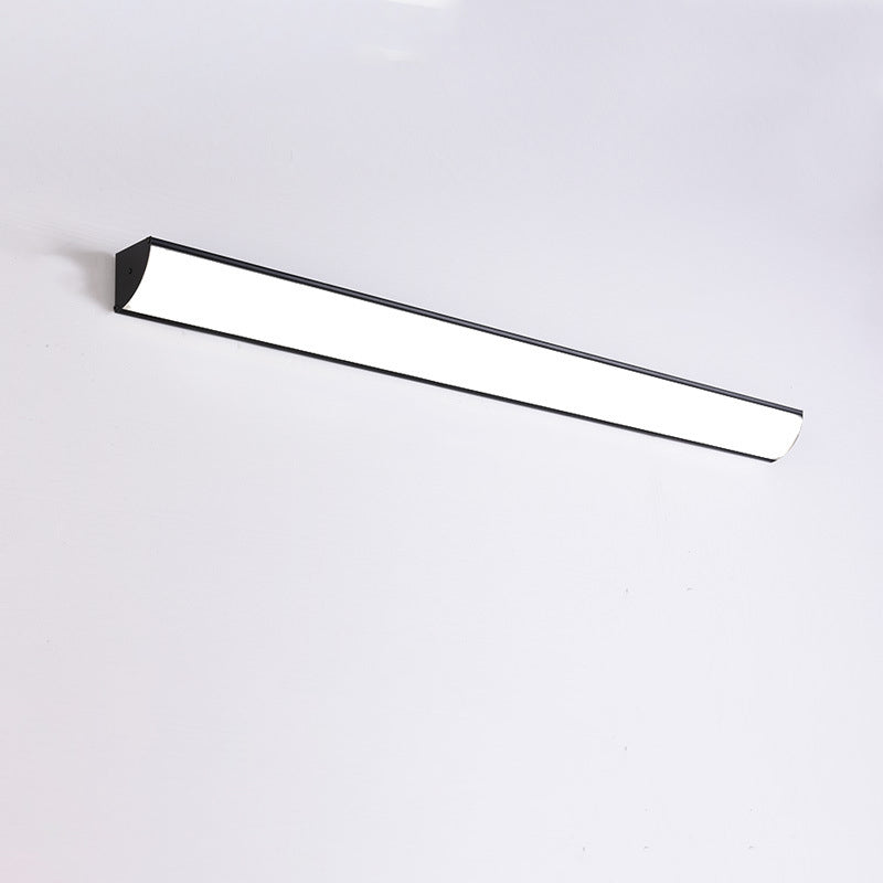 Moderna Lámpara de Pared LED Rectangular Minimalista Impermeable de Aluminio y Acrílico para Exterior de Jardín