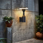 Modern Art Deco Waterproof Round Square Aluminum Silicone PC LED Outdoor Wall Sconce Lamp For Outdoor Patio