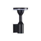 Modern Art Deco Waterproof Round Square Aluminum Silicone PC LED Outdoor Wall Sconce Lamp For Outdoor Patio