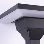 Modern Art Deco Waterproof Round Square Aluminum Silicone PC LED Outdoor Wall Sconce Lamp For Outdoor Patio