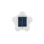 Modern Art Deco Star Waterproof Solar ABS & Acrylic LED Outdoor Wall Sconce Lamp For Outdoor Patio