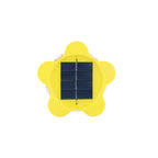 Modern Art Deco Star Waterproof Solar ABS & Acrylic LED Outdoor Wall Sconce Lamp For Outdoor Patio