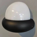 Modern Minimalist Waterproof UFO Aluminum Plastic LED Outdoor Wall Sconce Lamp For Garden