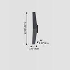Modern Simplicity Waterproof Wings Aluminum PC LED Outdoor Wall Sconce Lamp For Garden