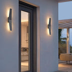 Modern Simplicity Waterproof Wings Aluminum PC LED Outdoor Wall Sconce Lamp For Garden