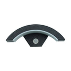 Lámpara de pared LED con sensor de acrílico y aluminio en arco, minimalista moderna e impermeable, para exteriores, para jardín