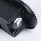 Modern Minimalist Waterproof Cylindrical Aluminum PC LED Outdoor Wall Sconce Lamp For Garden