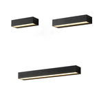 Moderna lámpara de pared LED de aluminio impermeable, rectangular y minimalista, para jardín
