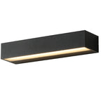 Moderna lámpara de pared LED de aluminio impermeable, rectangular y minimalista, para jardín