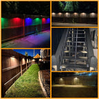 Modern Simplicity Solar Waterproof ABS PS Rectangular LED Wall Sconce Lamp For Outdoor Patio