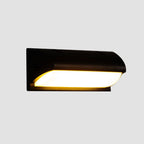 Modern Minimalist Waterproof Aluminum PMMA Rectangular LED Wall Sconce Lamp For Outdoor Patio